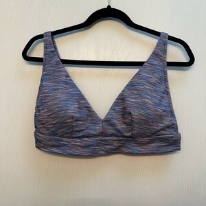 Aerie Blue Pattered Women's Swim Top Size XL